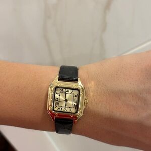 Altered state leather band watch